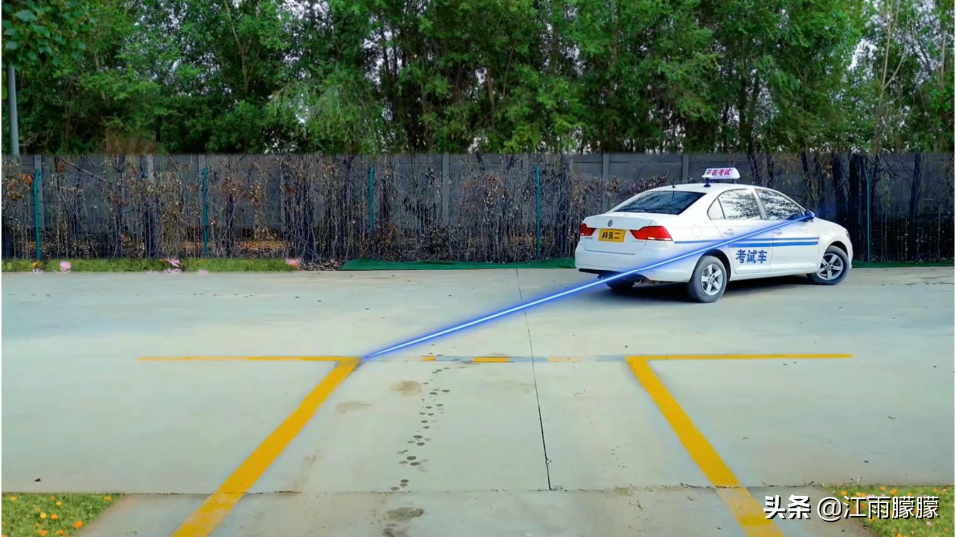 平行倒库最简单方法,三九倒库怎么练