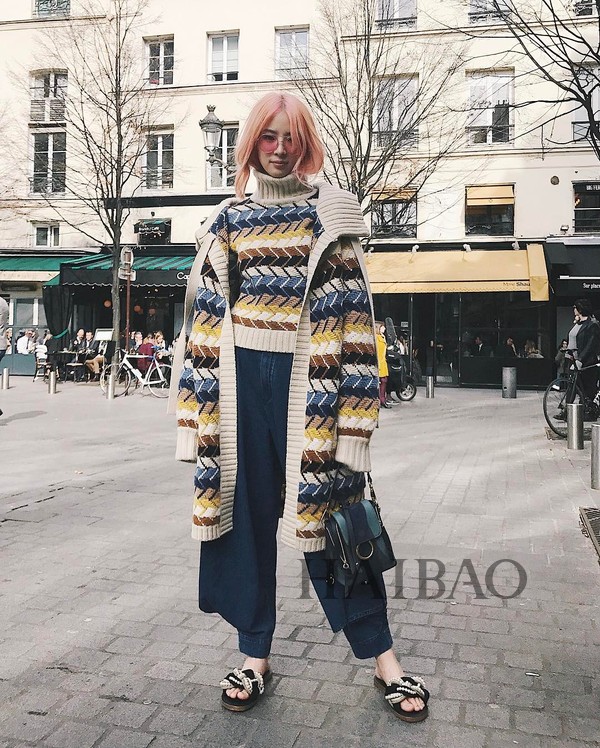 冬季毛衣如何叠穿显高级,宽松毛衣叠穿搭配