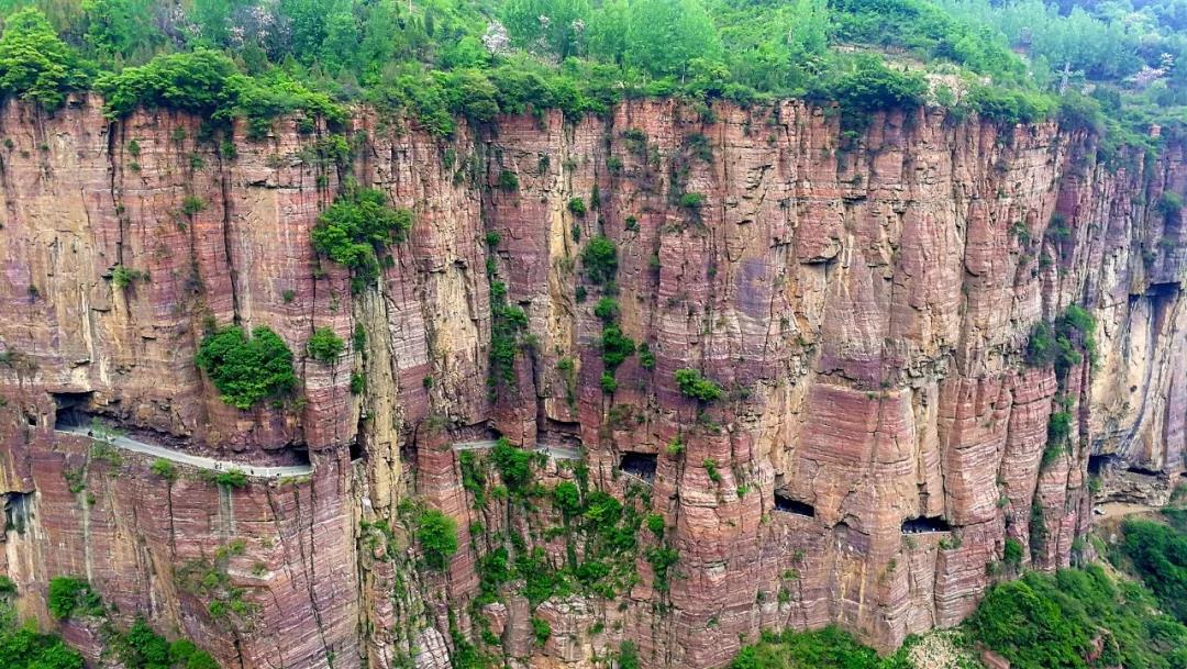 太行大峡谷挂壁公路自驾,郭亮太行大峡谷路线图