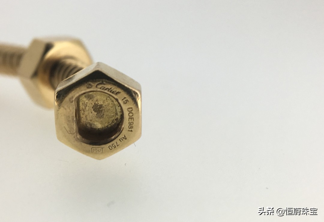 卡地亚螺丝手镯山寨,卡地亚手镯螺帽