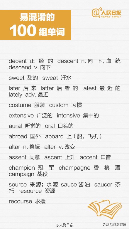 100组易混淆单词归纳一次帮你理清,拼音和英语混淆怎么办