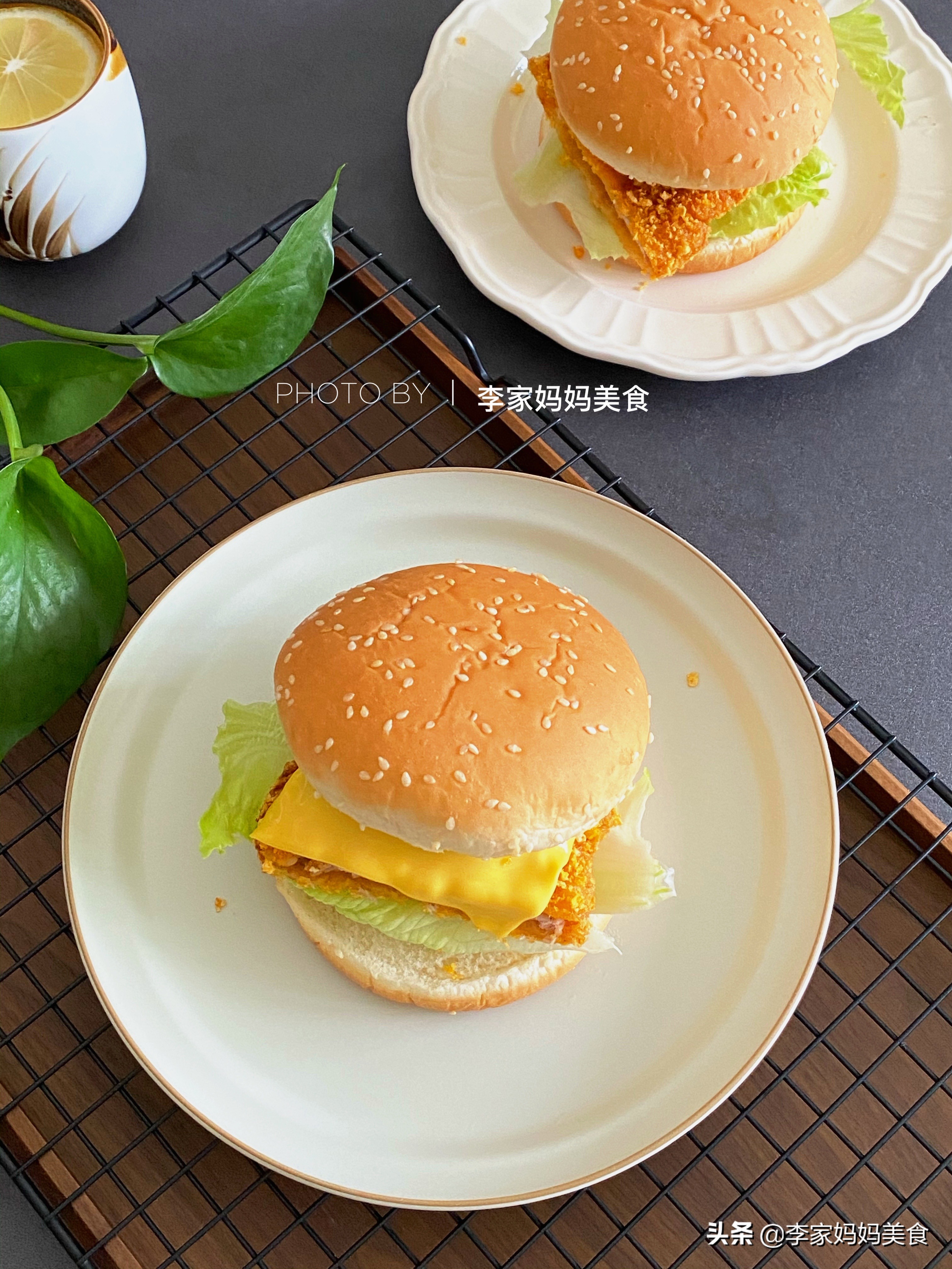 小孩子都会做的汉堡怎么做,汉堡超简单家庭版做法