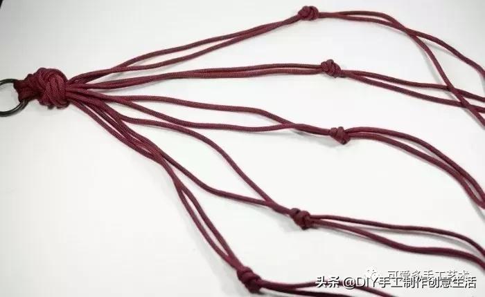 挂式收纳网袋钩织,钩织各种购物网袋收纳神器教程