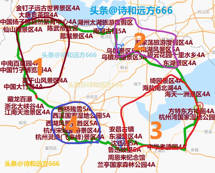 浙江自驾游路线攻略大全最新版,浙江自驾游路线攻略图大全最新