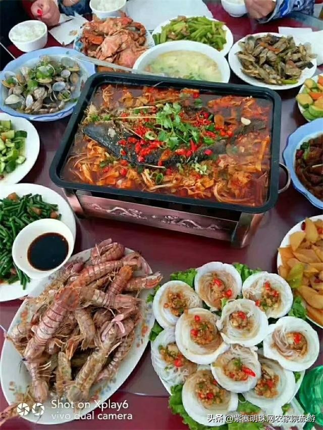 东戴河沿海渔家院蒸汽海鲜,辽宁东戴河渔家小院