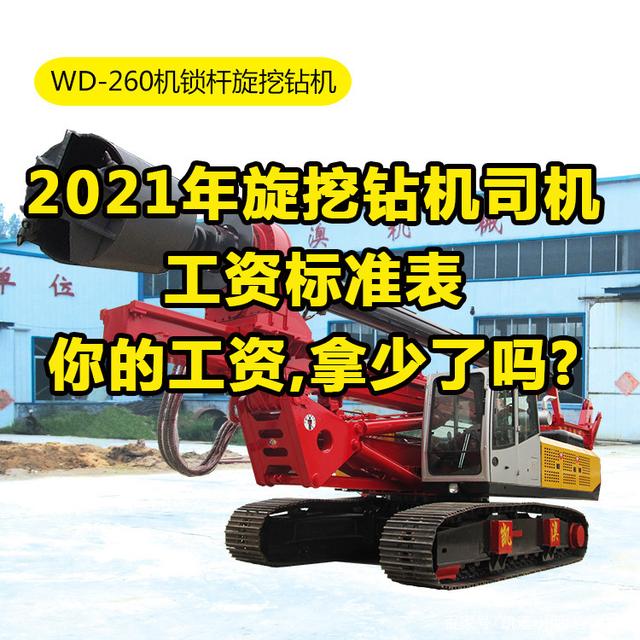 旋挖钻机辅助工工资多少,旋挖钻机师傅工资多高