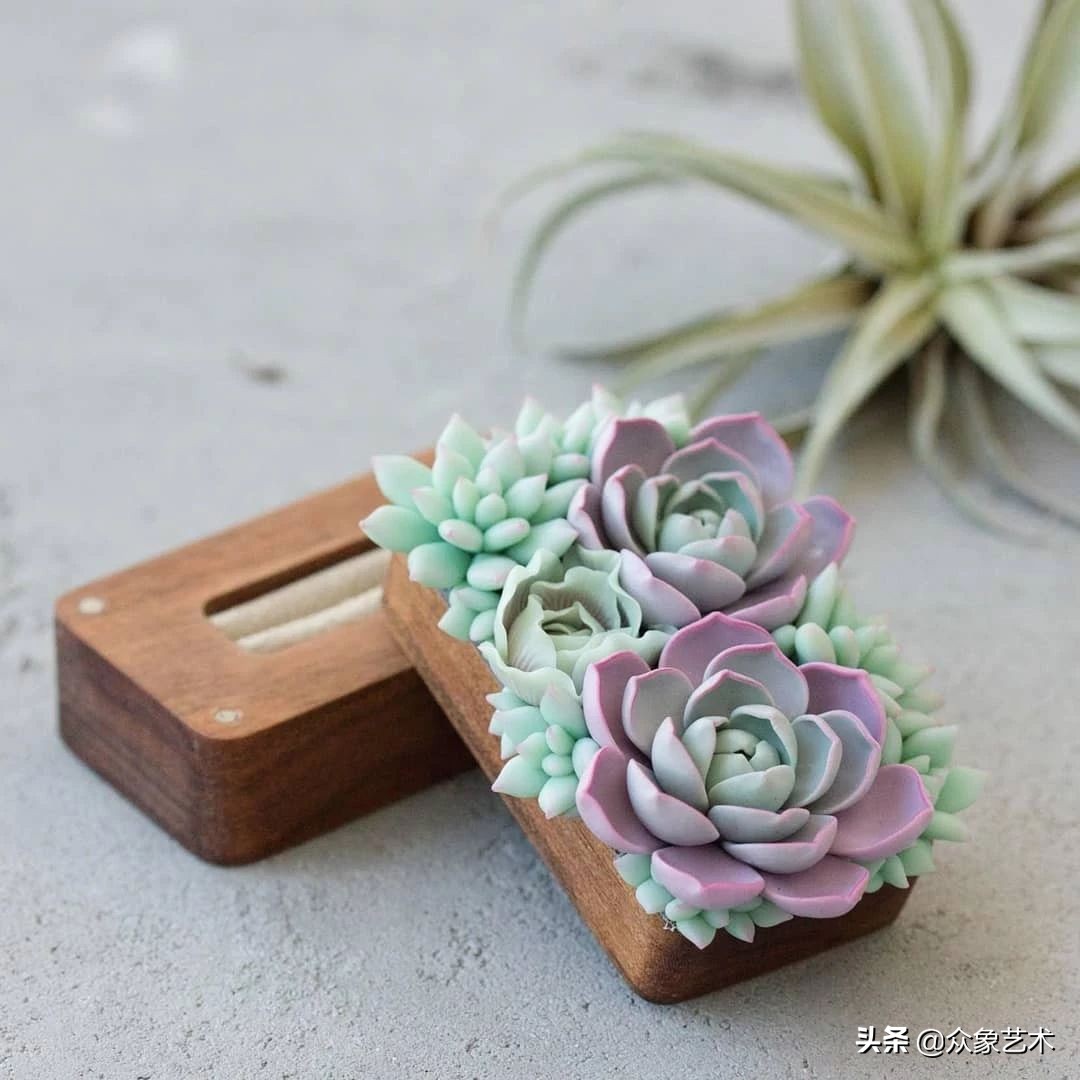 多肉软陶制作,多肉软陶制作方法