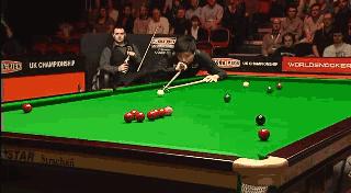 台球边库球打法技巧,台球瞄准的正确打法和技巧