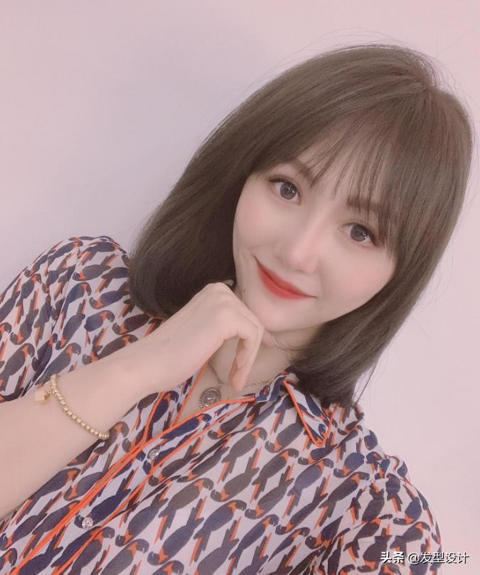 中长发发型免打理造型,中长发披发发型理发店