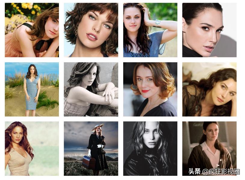 美国十大最漂亮女星,最美的女明星泰勒