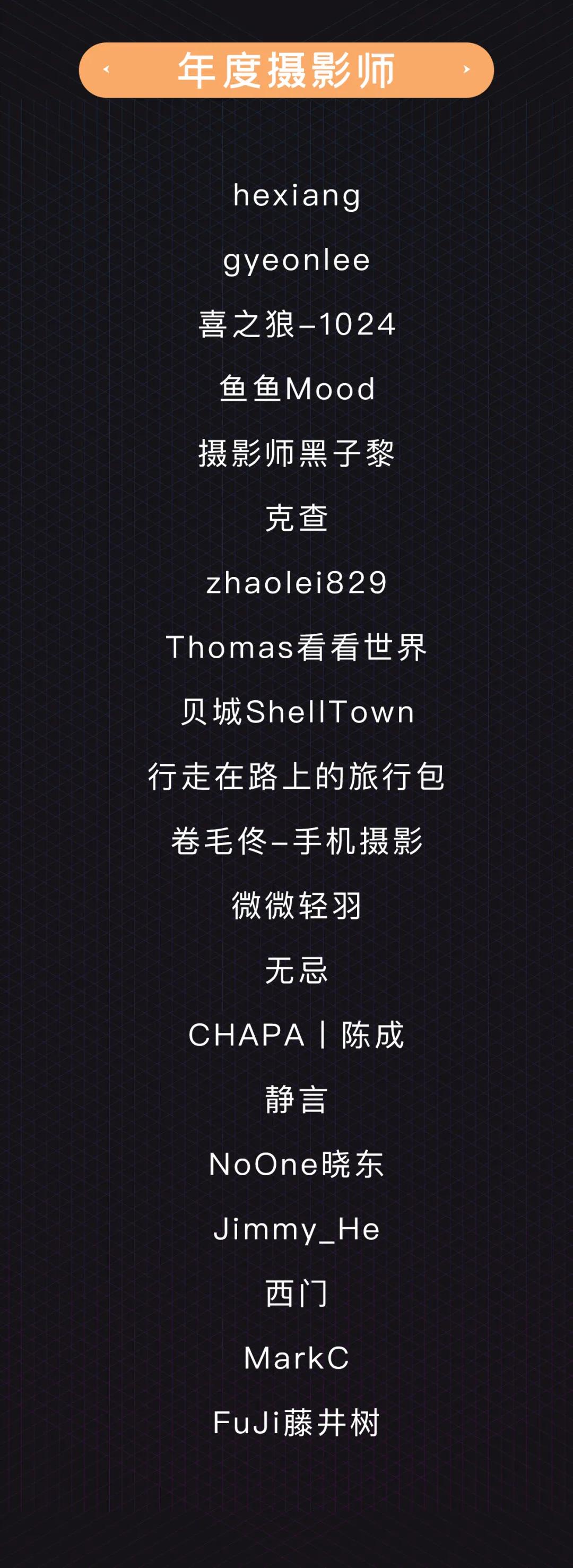 2019米拍摄影奖十佳纪实摄影师,2017米拍十佳摄影师