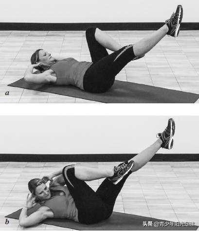 足球运动员的腹肌怎么练的,哪些足球动作能练出腹肌