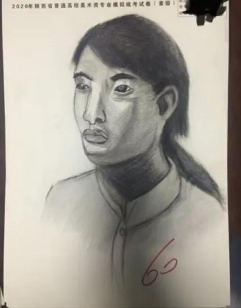 美术老师展示0分作品,美术老师晒模考低分试卷