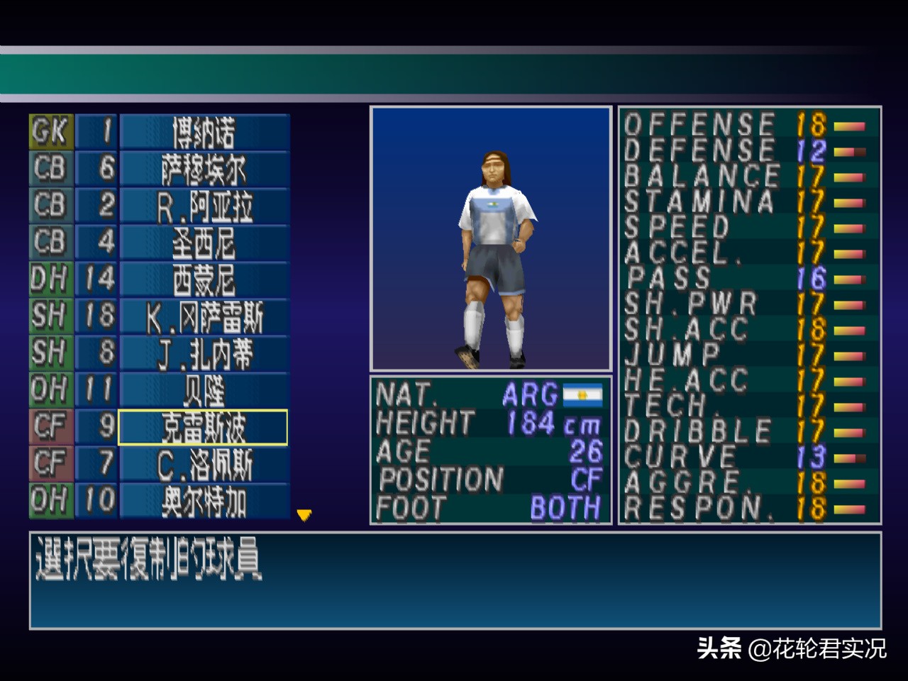 2002足球世界杯人员,2006实况足球十大中锋推荐