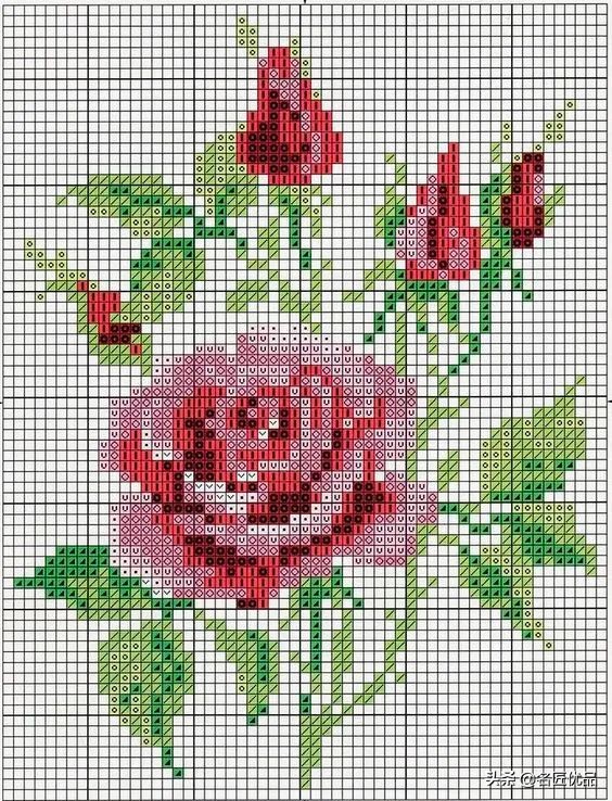 旧物利用!毛线用不完就用来刺绣,这才是十字绣最让人佩服的绣法