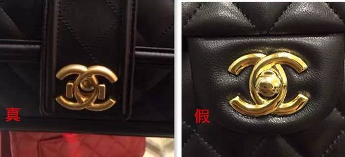 香奈儿菱形格包包表面看真假,香奈儿小金球包包真假辨别