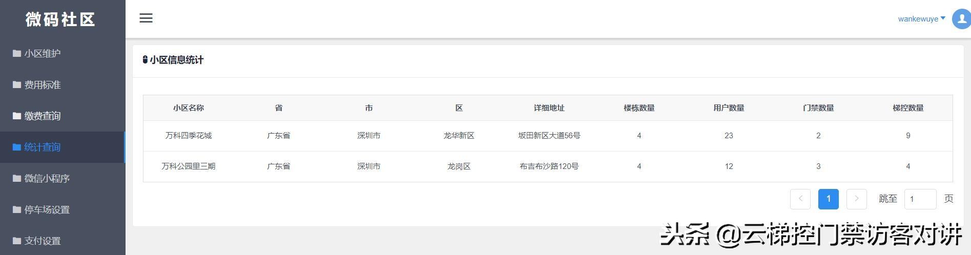 山东智慧社区物业管理软件,智慧社区物业平台生成自助登记码