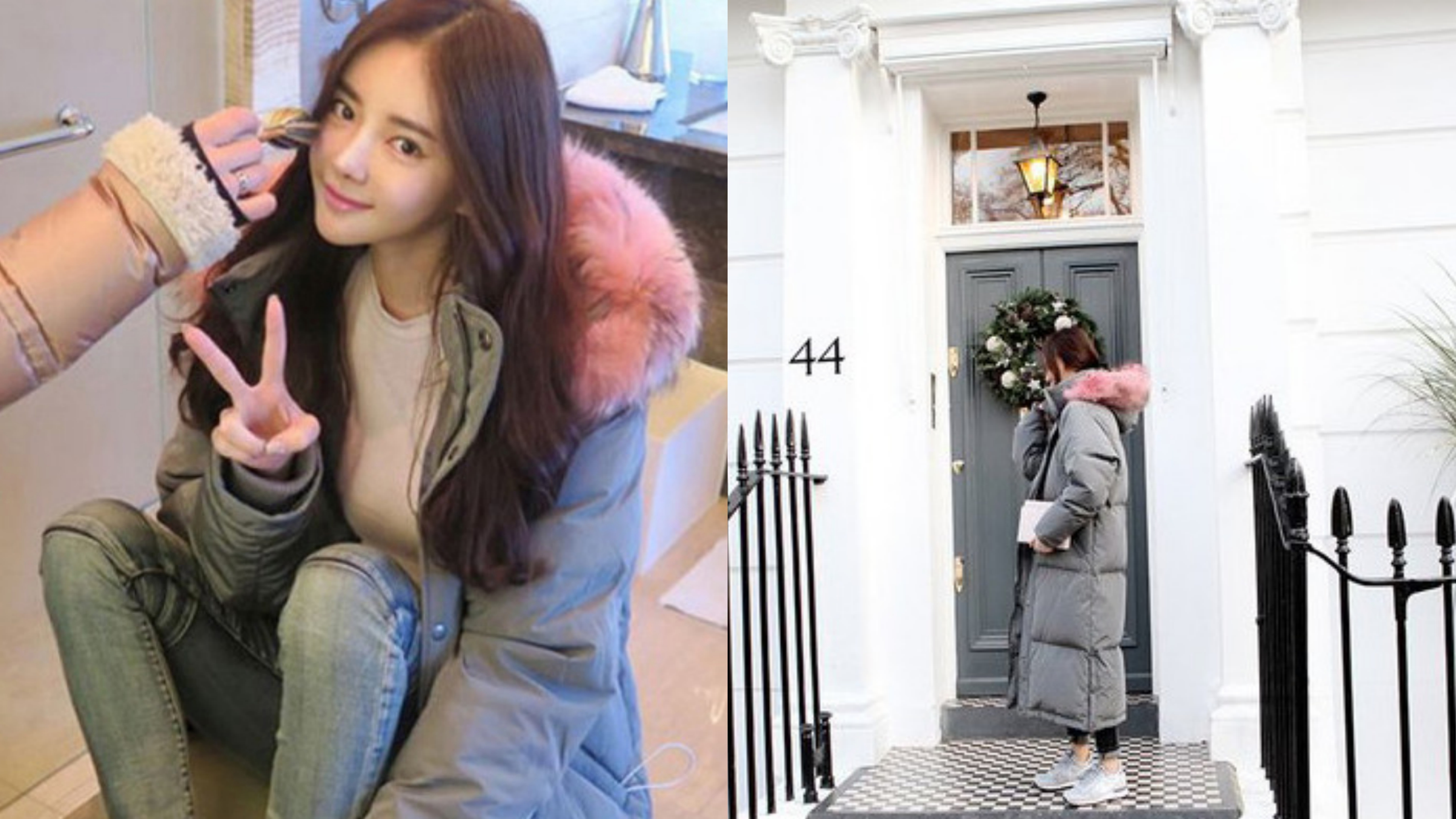 秋冬中长款格子大衣推荐,冬季时尚显瘦格子大衣