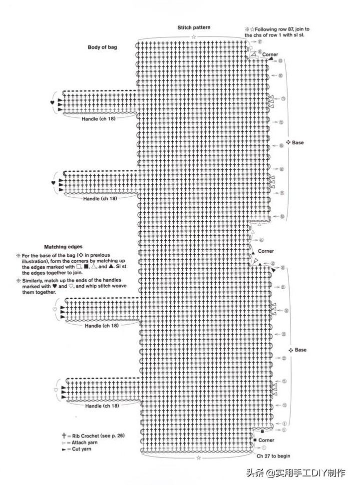 最新款包包钩编图解,钩编包包的花样大全