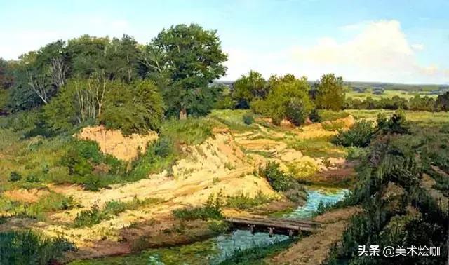 世界十大风景油画俄罗斯,俄罗斯油画大师笔下的雪景画作品