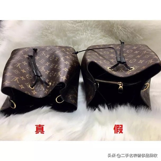 鉴定lv包包真假水桶包,真假lv包包的区别水桶包
