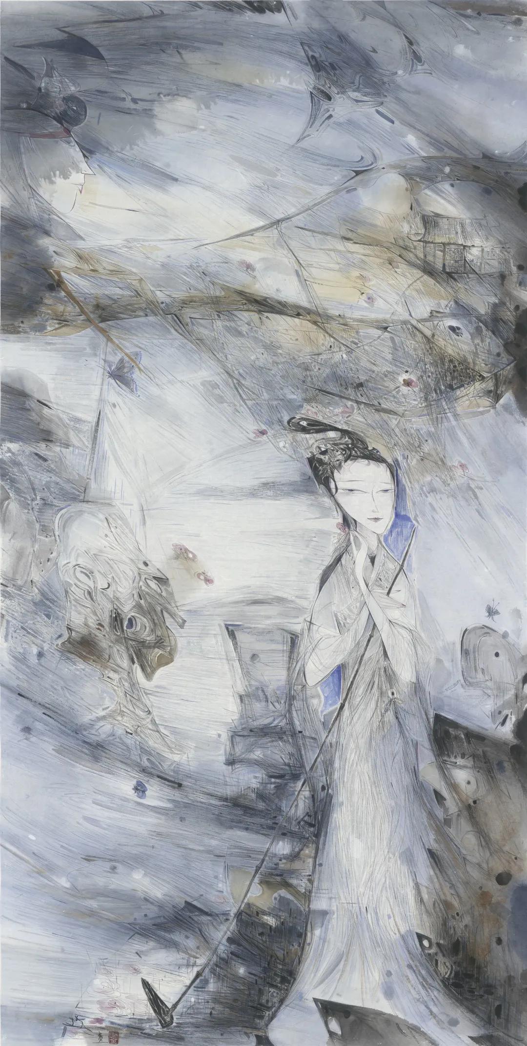 赵怡文中国画作品展,江苏书画院名家