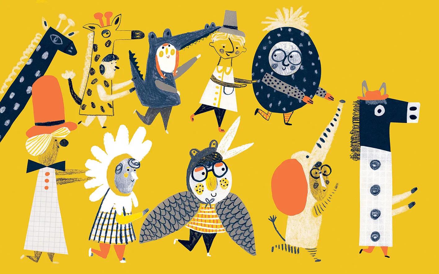 西班牙插画师jana作品高清图,澳大利亚插画师loika作品欣赏