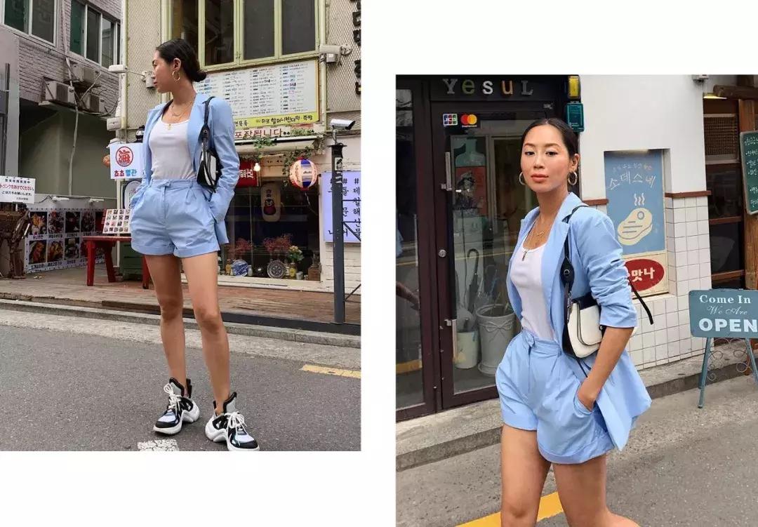 西装短裤夏季高级感,西装短裤秋冬款时尚