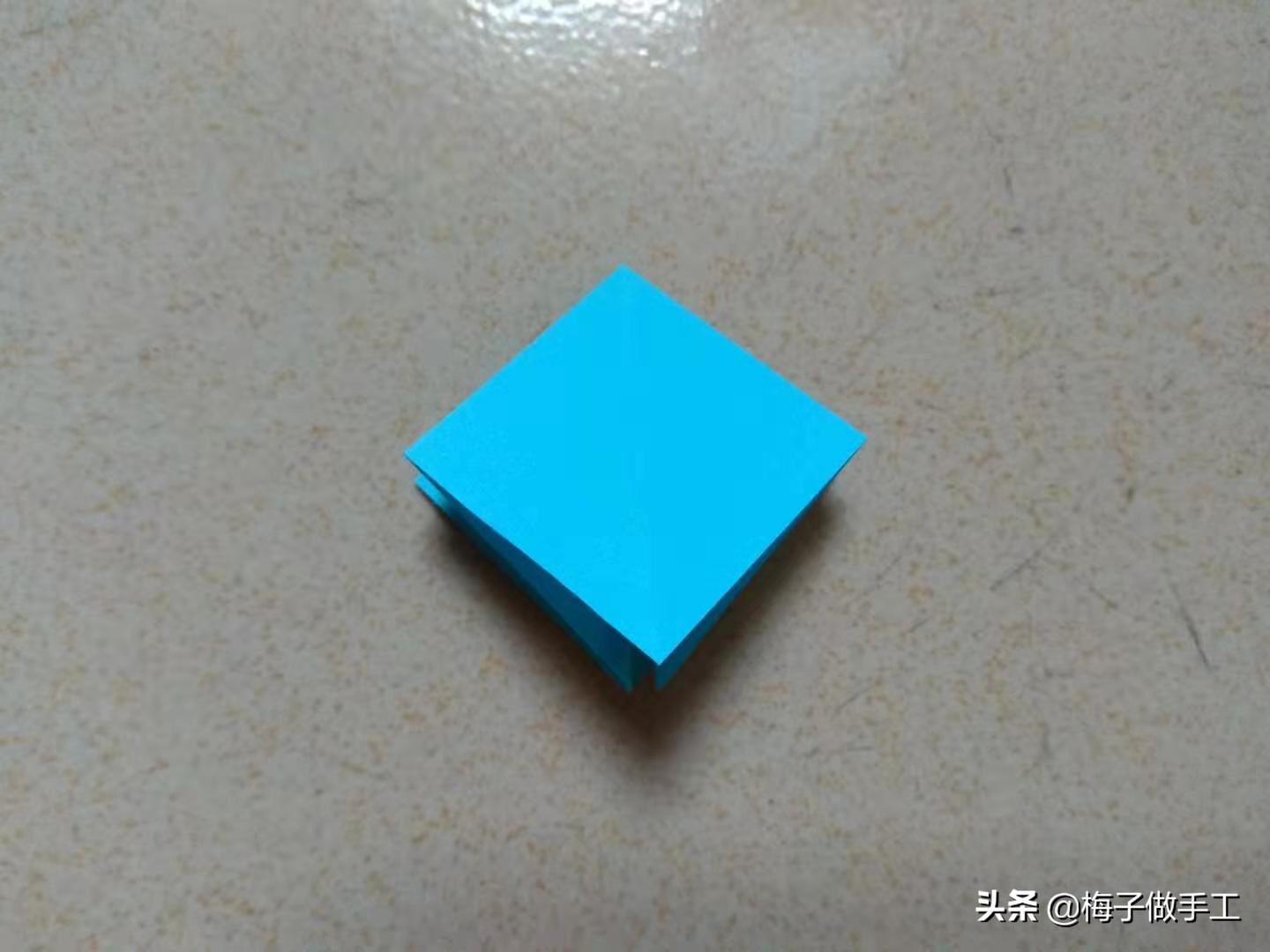 折花篮简单又漂亮不用胶水一张纸,用纸折一个小花篮