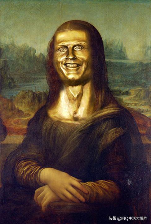 c罗的雕塑,c罗雕塑恶搞