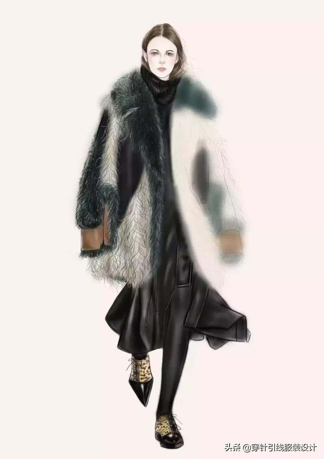 时装画手绘教学,电脑手绘服装画