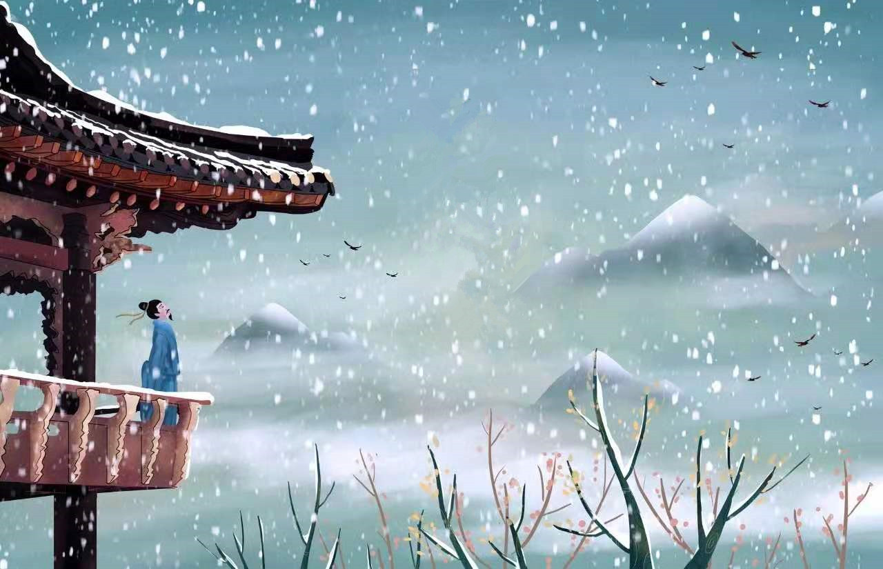 “吹灯窗更明，月照一天雪”，这四首雪诗意境绝美，一读便爱上了