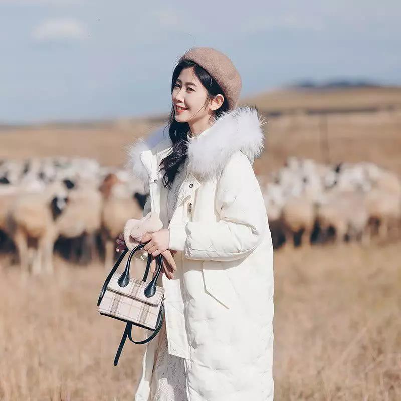 羽绒服穿起来显瘦,韩版宽松过膝羽绒服怎么搭配