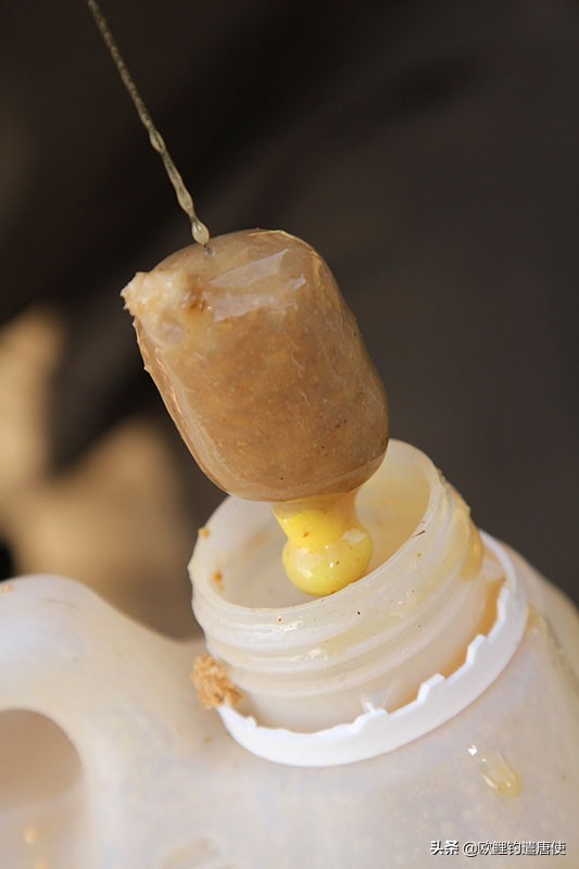 外国人钓鱼打窝技巧,老外用超大饵钓鱼