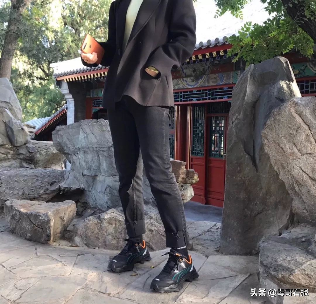 puma全黑色松糕鞋,puma深度解析