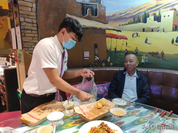 昌吉餐饮店出实招消费者按量点餐打包剩菜