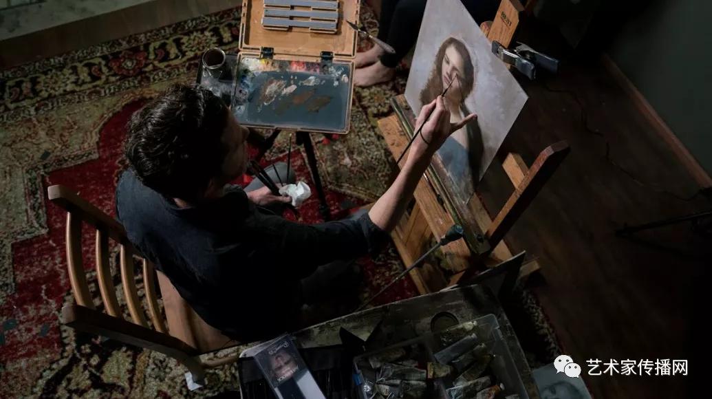 美国写实油画大师作品欣赏,写实油画中国女肖像脸部调色技巧