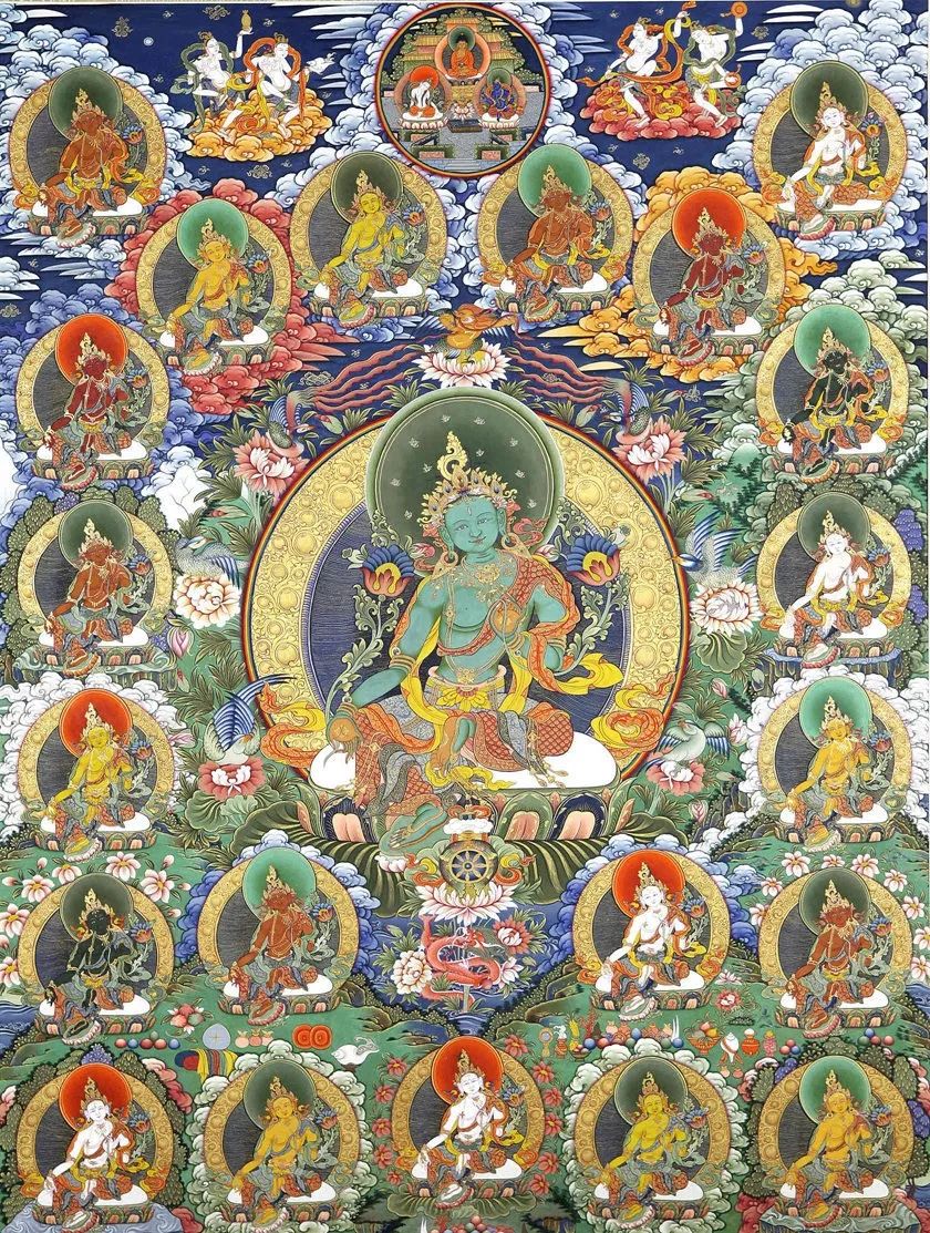 尼泊尔手绘唐卡和西藏唐卡区别,尼泊尔唐卡和藏区唐卡的价格