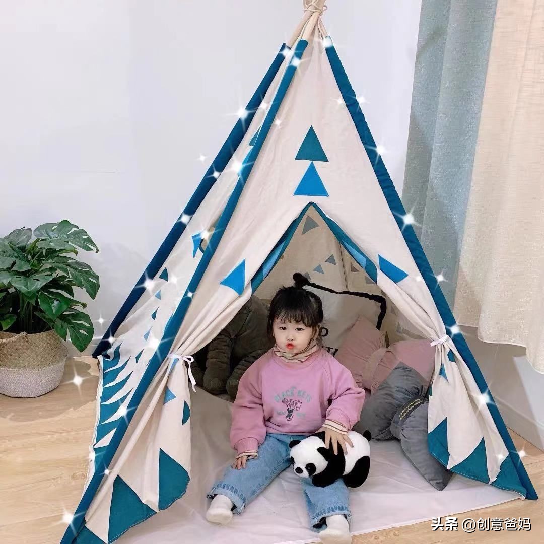 孩子值得拥有一顶童话帐篷，最美的阅读，配最像童话的“地方”