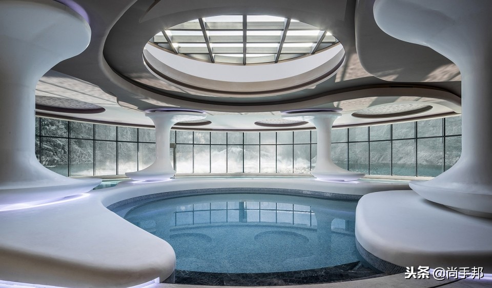 深坑洲际酒店设计效果图,援沪上海深坑世茂洲际酒店