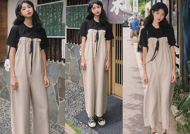 最全校园背带裤穿搭来袭，快来收藏吧