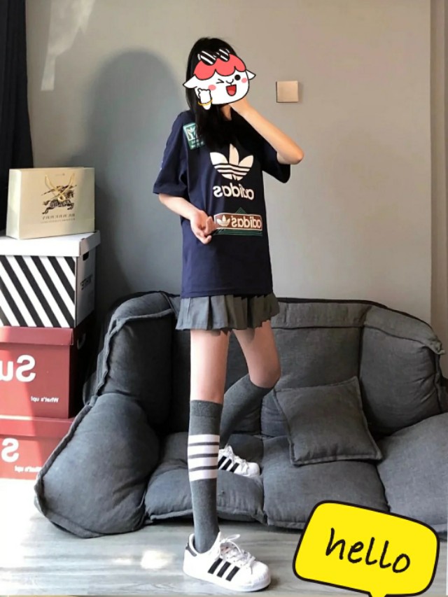 三叶草阿迪达斯贝壳头推荐穿搭,阿迪达斯superstar贝壳头橙色