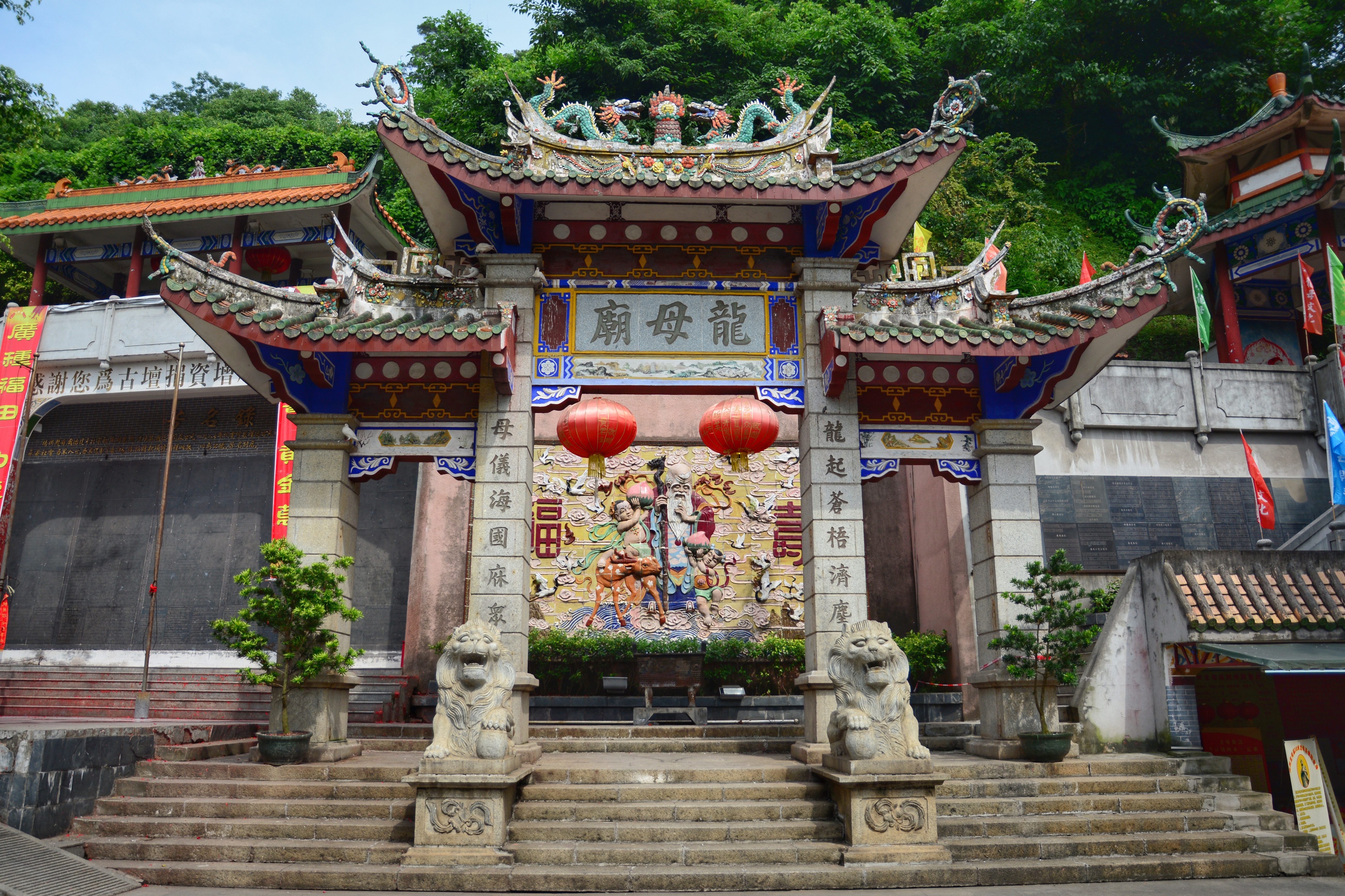 梧州龙母庙历史文化长廊,中华龙母第一庙