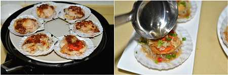 蒜蓉粉丝蒸扇贝砂锅,蒜蓉粉丝蒸扇贝寓意