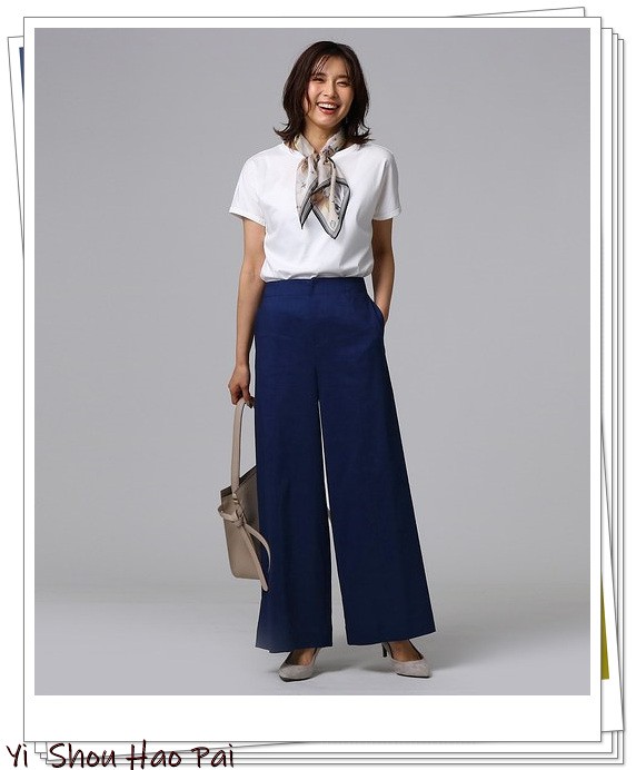 高端麻料抗起皱亚麻裤女,不起皱的亚麻裤阔腿裤