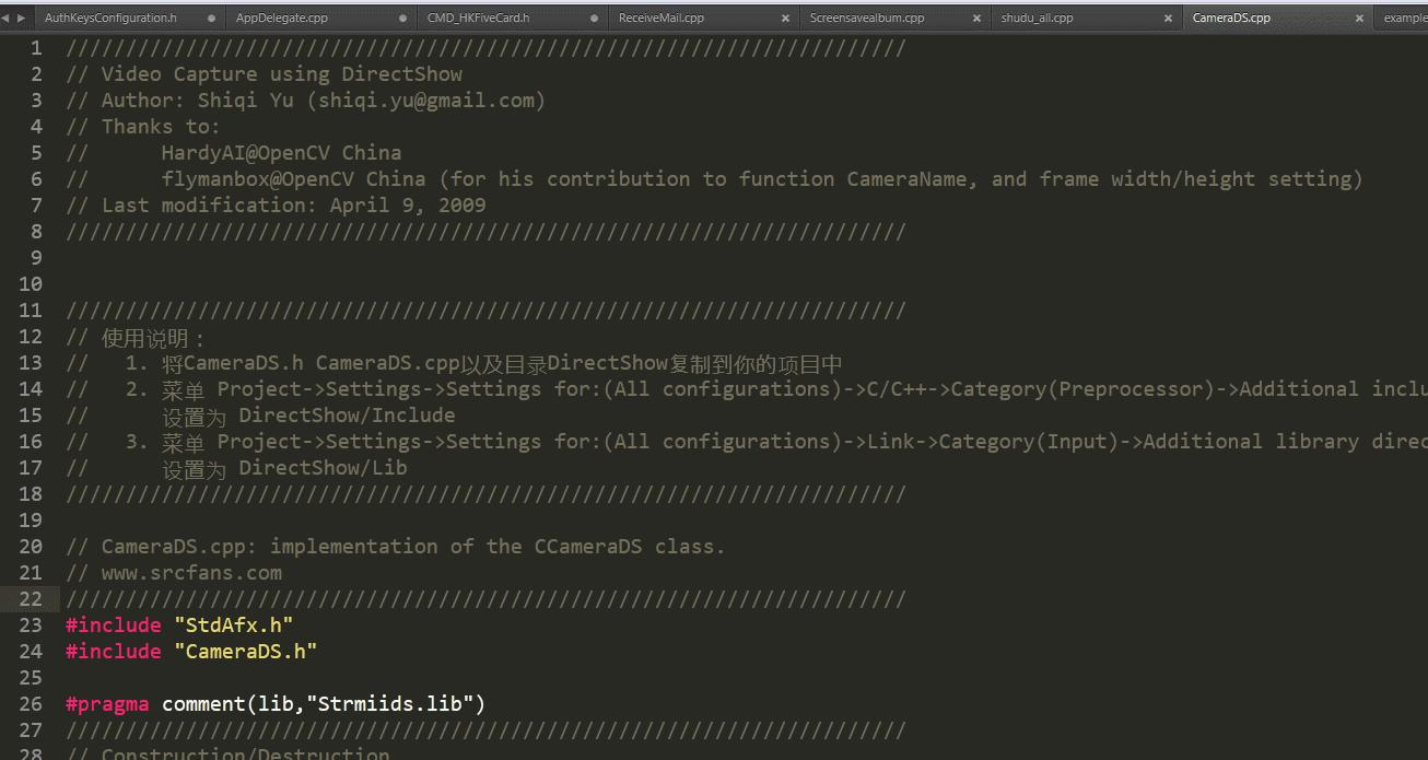 C++CameraDS编程实现打开UVC摄像头视频设备
