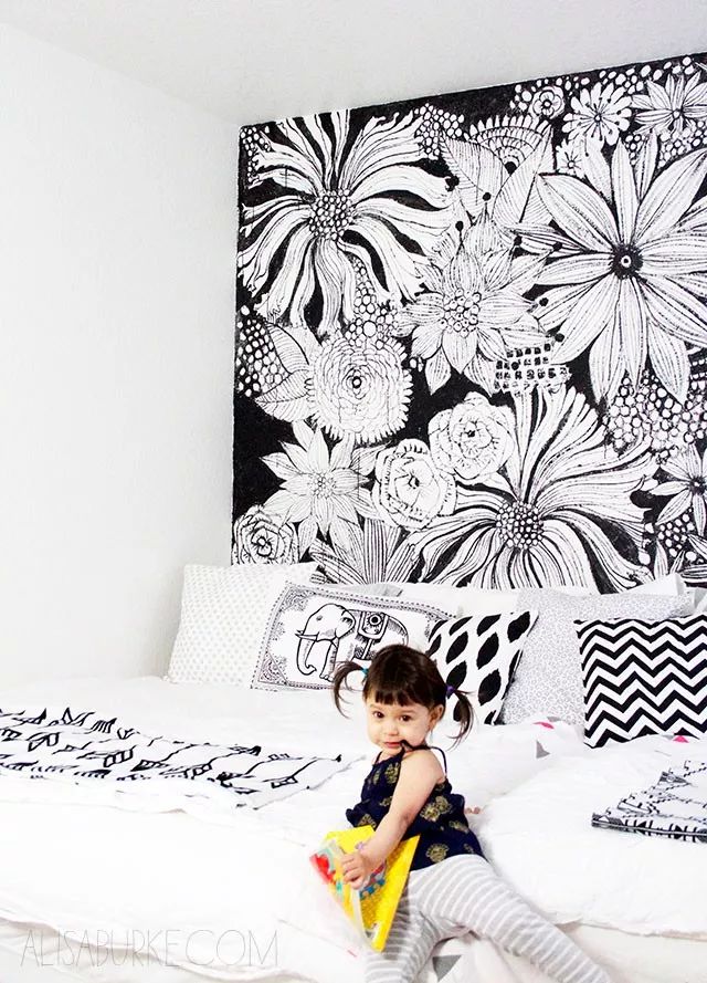 你家的墙贴,墙绘自己的家