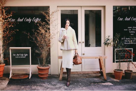 18套俏皮的保暖穿搭,韩国街拍穿搭冬季保暖