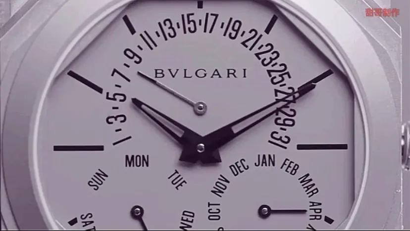 全球最薄万年历：BVLGARIOctoFinissimo万年历腕表
