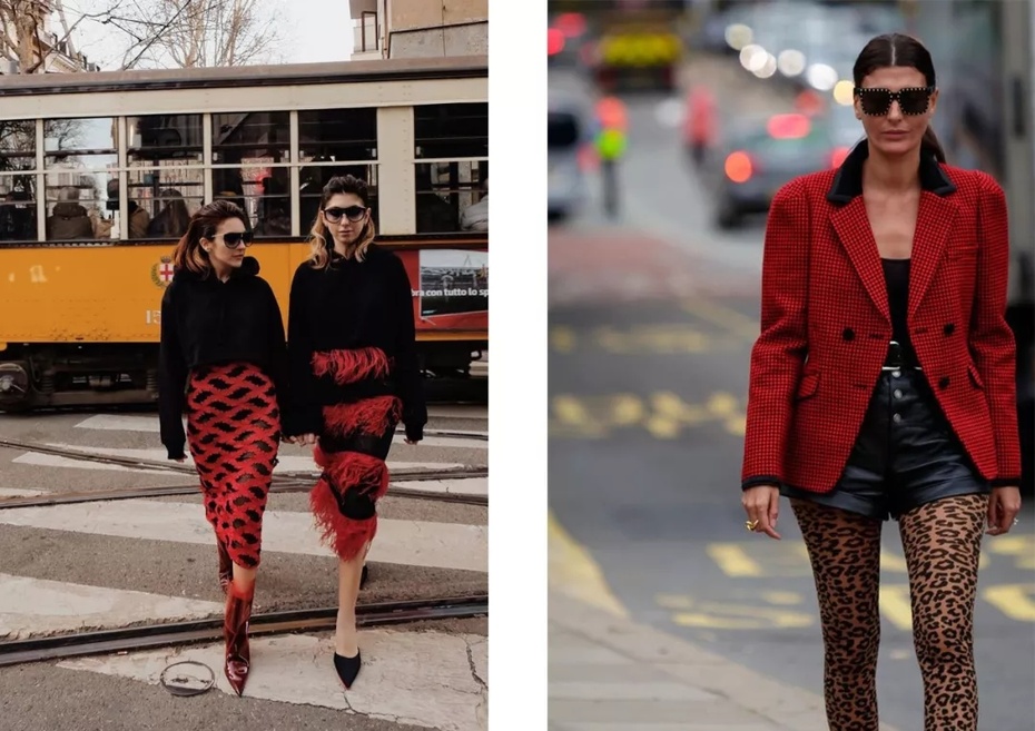 拒绝土气学会穿搭小技巧,红色内搭怎么穿